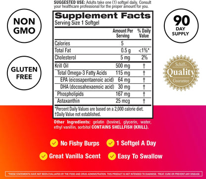 Krillcor Omega 3 Mega Red