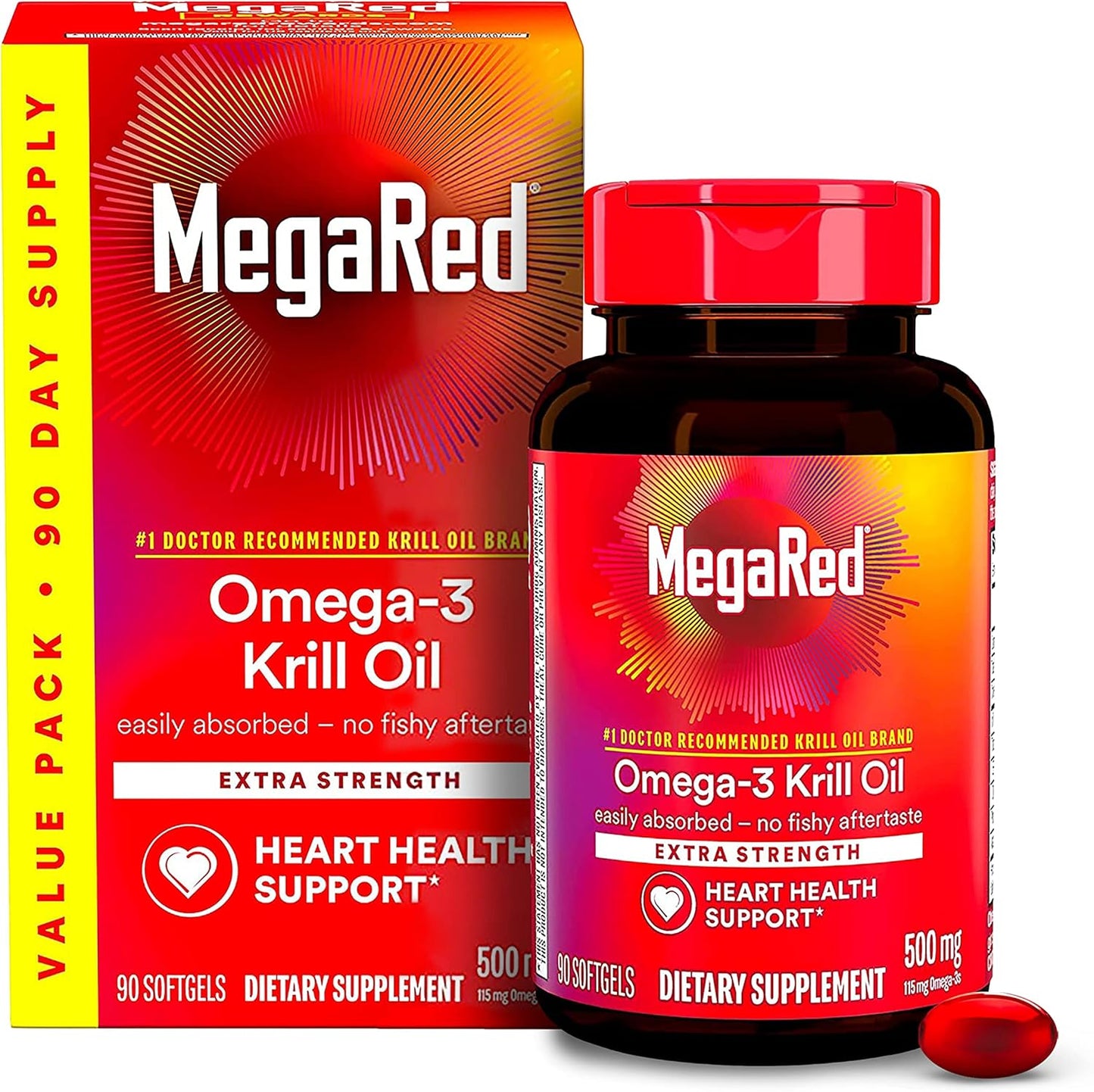 Krillcor Omega 3 Mega Red